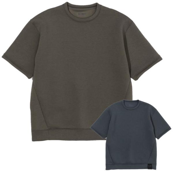 セトアウト スウェット トレーナー メンズ レディース ストレッチ ダンボールニット クルーネック ...