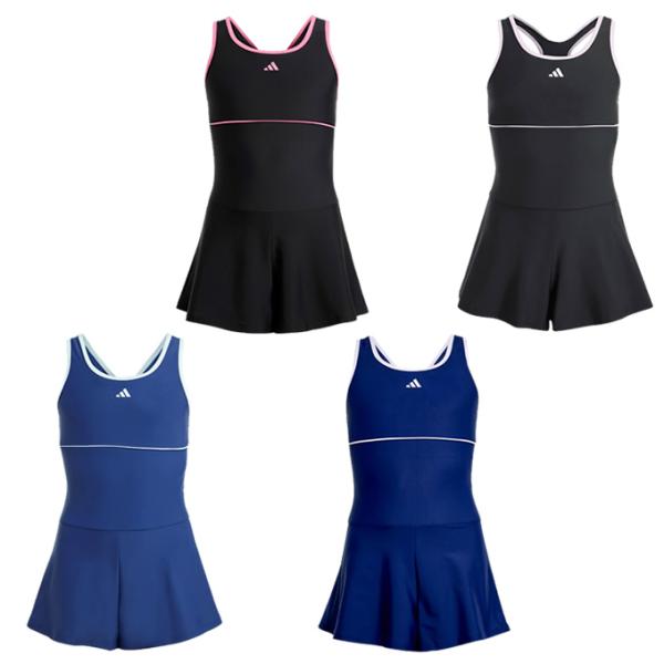 アディダス スクール水着 オールインワン 女の子 ジュニア パフォーマンス スイムワンピース キッズ...