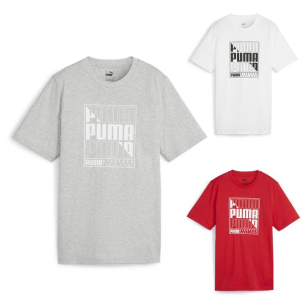 プーマ Tシャツ メンズ グラフィックス ボックス 681153 PUMA 半袖 プーマ 半袖 Tシ...