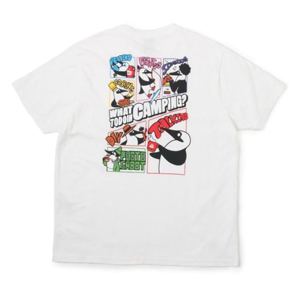 チャムス CHUMS Tシャツ 半袖 メンズ ワットトウドゥインキャンピングTシャツ CH01-23...