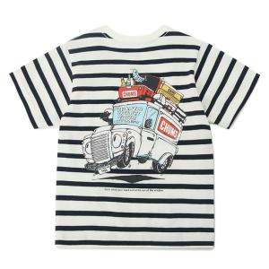 チャムス CHUMS Tシャツ 半袖 ジュニア キッズゴーアウトドアポケットTシャツ CH21-1310 White/Navy｜himaraya