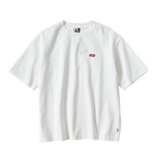 チャムス Tシャツ 半袖 メンズ レディース Embroidery Logo Heavy Weight T-Shirt バッチロゴ Tシャツ CH01-2417 White CHUMS｜himaraya