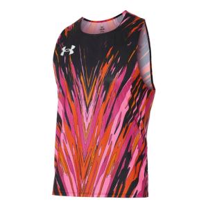 アンダーアーマー ランニングウェア Tシャツ ノースリーブ メンズ UAプロラン24 シングレット UA PRO RUNNER 24 SINGLET 1381867-001 UNDER ARMOUR｜himaraya