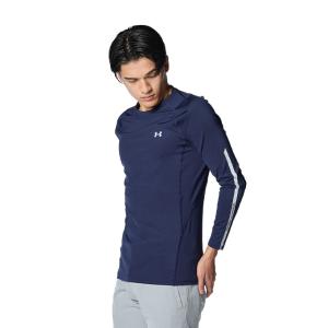 アンダーアーマー ゴルフ アンダーウェア 長袖 メンズ UA HG Fitted LS Crew NV 1384825-410 UNDER ARMOUR