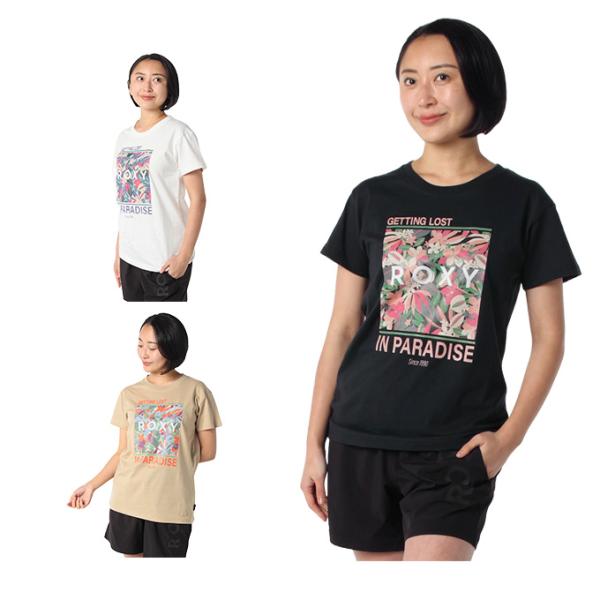 ロキシー ROXY Tシャツ 半袖 レディース ボタニカルGFX BOX半袖Tシャツ RST2416...