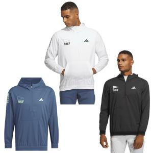 アディダス ゴルフウェア ブルゾン メンズ HEAT．RDYストレッチアノラックフーディー IKK82 adidas｜ヒマラヤ Yahoo!店