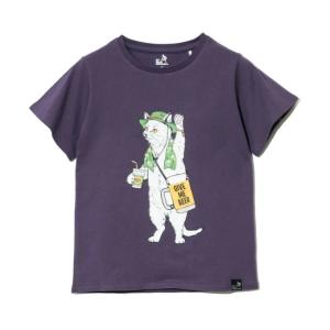 ゴースローキャラバン Go Slow Caravan Tシャツ 半袖 ジュニア KIDS USA C フェス猫TEE 321921 071｜himaraya