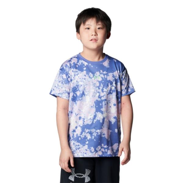 アンダーアーマー Tシャツ 半袖 ジュニア UA TECH PRINTED SHORT SLEEVE...