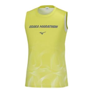 ミズノ ランニングウェア Tシャツ ノースリーブ メンズ 大阪マラソン2024記念 J2MABY5230 MIZUNO