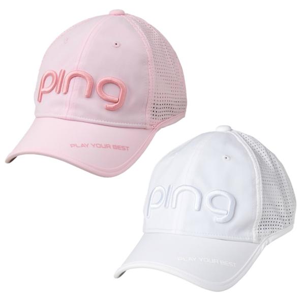 ピン PING ゴルフ キャップ レディース HW-L2401 LADIES PUNCHING CA...