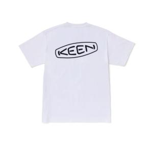 キーン KEEN Tシャツ 半袖 メンズ レディース オーシーアールピー シーアンドビー ロゴ ティー 1028274 WH/BK｜himaraya