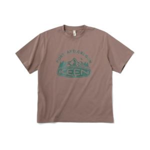 キーン KEEN Tシャツ 半袖 メンズ ハーベスト テック ティー アーチ ロゴ 1029315 MO/GR｜himaraya
