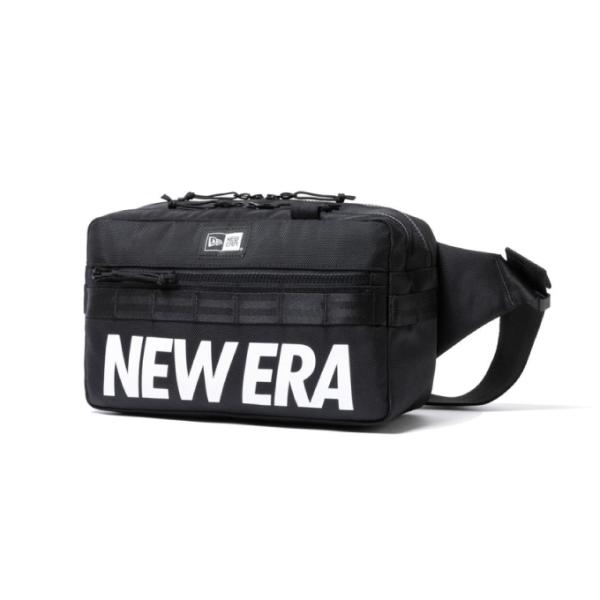 ニューエラ NEW ERA ウエストバッグ メンズ スクエア ウエストバッグ 7L プリントロゴ ブ...