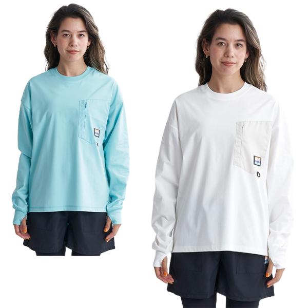 ロキシー ROXY Tシャツ 長袖 レディース ラッシュガード HUNTER RIVER L/S R...