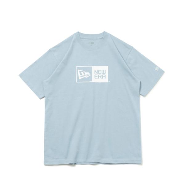 ニューエラ NEW ERA Tシャツ 半袖 メンズ レディース Tシャツ Box Logo ミストブ...