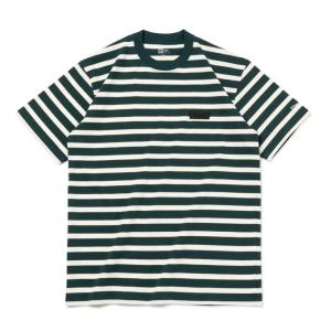 ニューエラ NEW ERA Tシャツ 半袖 メンズ レディース 半袖 コットン Tシャツ Border 14121917｜himaraya