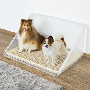 ペットトイレ 犬用 トイレ用飛散ガード プラスク...の商品画像