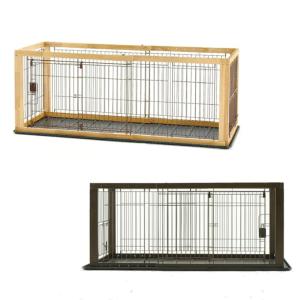 リッチェル 木製スライドペットサークル レギュラー ナチュラル ( 1台