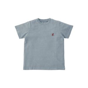 グラミチ Gramicci Tシャツ 半袖 ジュニア キッズ ワンポイントＴシャツ KIDS ONE POINT TEE G509-OGJ-J SLATE PIGMENT｜himaraya