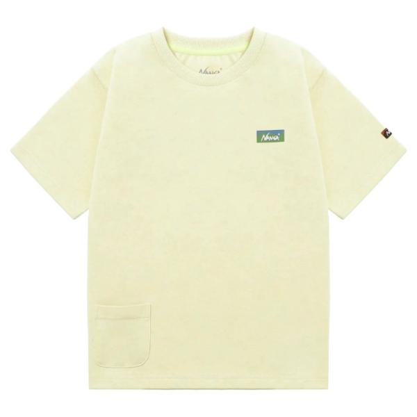 ナンガ NANGA Tシャツ 半袖 ジュニア エコハイブリッドキッズミニボックスロゴキッズティー E...