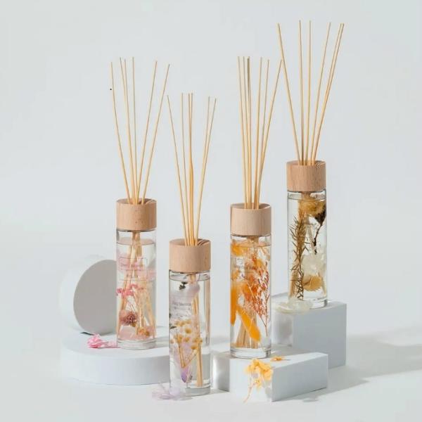 ☆メルシーユー mercyu リードディフューザー Bloom Collection ハーバリウムデ...