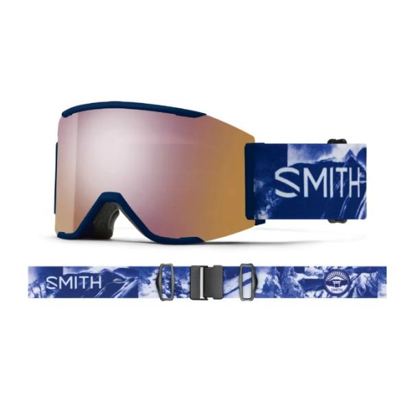 スミス SMITH スキー スノーボードゴーグル メンズ Squad MAG スペアレンズ付 アジア...