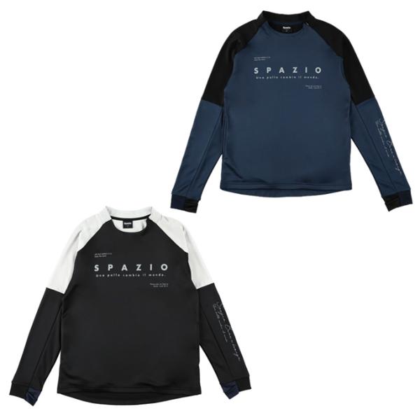 スパッツィオ SPAZIO サッカーウェア 長袖シャツ ジュニア 袖パネルミッドトレーニングトップ ...