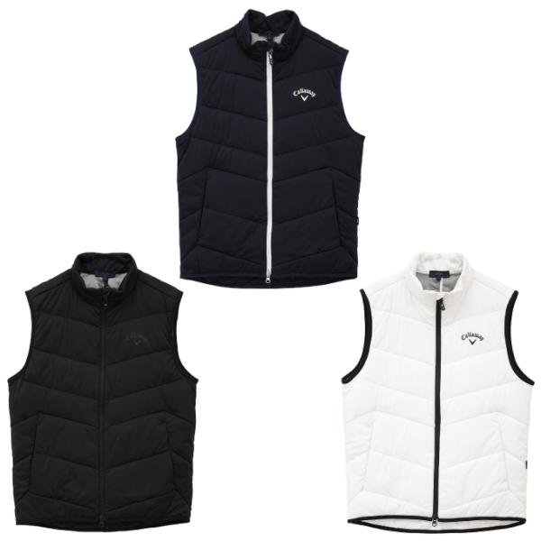 キャロウェイ ゴルフウェア アウターベスト メンズ スターストレッチフルジップ中綿ブルゾン C242...