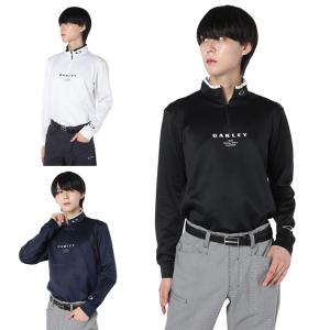 オークリー OAKLEY ハーフジップ 長袖 ポロシャツ グレー L ゴルフ オークリー OAKLEY ハーフジップ 長袖 ポロシャツ グレー L