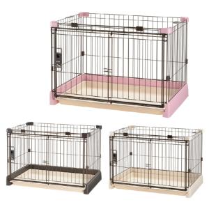 【美品】リッチェル もっとお掃除簡単ペットサークル 90-60 屋根あり gbj.jpg