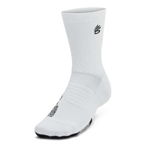 アンダーアーマー バスケットボール ソックス メンズ カリー アーマードライ プレーメーカー ミッドクルー ソックス 1376231-102 UNDER ARMOUR｜ヒマラヤ Yahoo!店
