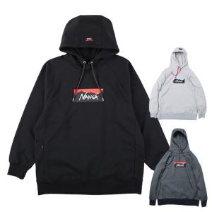 ナンガ NANGA スウェットパーカー メンズ レディース エコハイブリッドボックスロゴスウェットフーディー NW2441-1F002-A NANGA（ナンガ） スウェットパーカー メンズ レディース エコ
