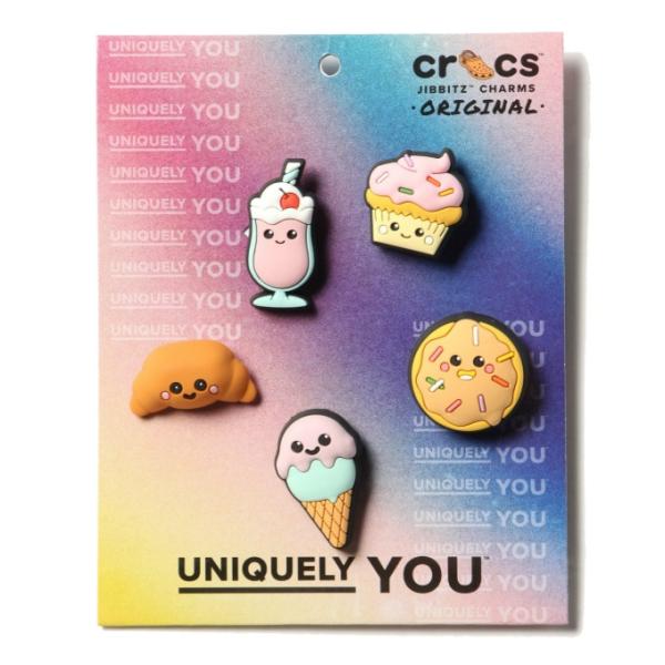 クロックス クロックサンダル チャーム ジュニア ジビッツ パストリー 5P 10012953 cr...