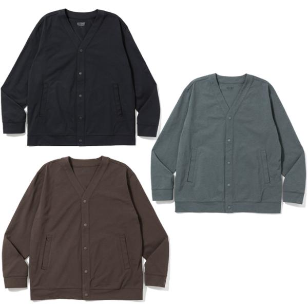 セトアウト SETOUT カーディガン メンズ レディース ウルドラ カーディガン ブラック チャコ...