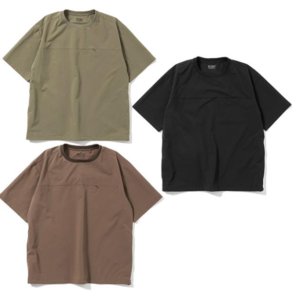 セトアウト SETOUT Tシャツ 半袖 メンズ レディース ナチュラルテックサイドポケ SS T ...