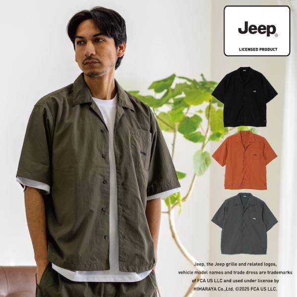 ジープ Jeep Tシャツ 半袖 テラコッタ カーキ チャコール メンズ レディース ナイロン 半袖...