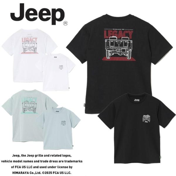 ジープ Jeep Tシャツ 半袖 ブラック グレイ ホワイト ジュニア BP CLASSIC 半袖 ...