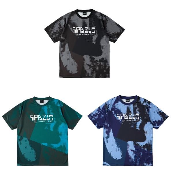スパッツィオ SPAZIO サッカーウェア プラクティスシャツ 半袖 メンズ レディース 胸ロゴ グ...