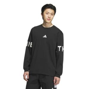 アディダス Tシャツ 長袖 メンズ ワーディング...の商品画像