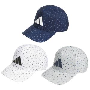 アディダス ゴルフ キャップ メンズ 総柄 スナップバック クーリングキャップ KVI40 adidas