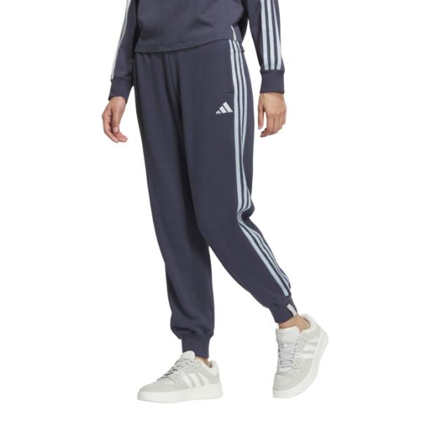 アディダス スウェットパンツ レディース エッセンシャルズ プラス スリーストライプス フレンチテリ...