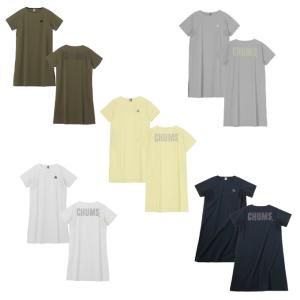 チャムス CHUMS ワンピース 半袖 レディース エアトレイルストレッチチャムスワンピース CH18-1353