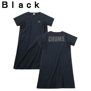 チャムス CHUMS ワンピース 半袖 レディ...の詳細画像3