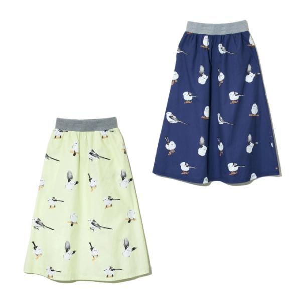 ゴースローキャラバン Go Slow Caravan スカート レディース シマエナガ ウエストリブ...