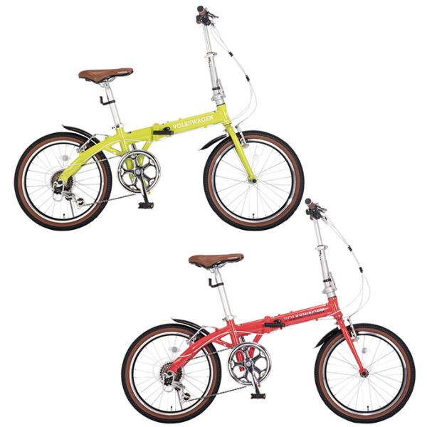 フォルクスワーゲン Volkswagen 折りたたみ自転車   VW-FDB206ALSL-OT【メ...