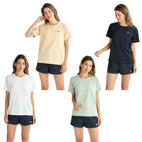 ロキシー ROXY ラッシュガード 半袖 レディース HISTORICAL LOGO ウィメンズ ラ...