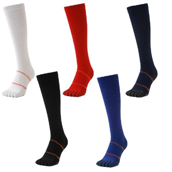 タビオ TABIO 野球 ソックス レディース ジュニア BASEBALL 五本指ロングソックス 2...