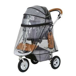 ☆エアバギー AIRBUGGY ペットカート ドーム3専用レインカバー レギュラー 防寒 雨よけ 風よけ 犬 移動 単品  DOME3R-rain 【ご自宅配送限定】 ‥