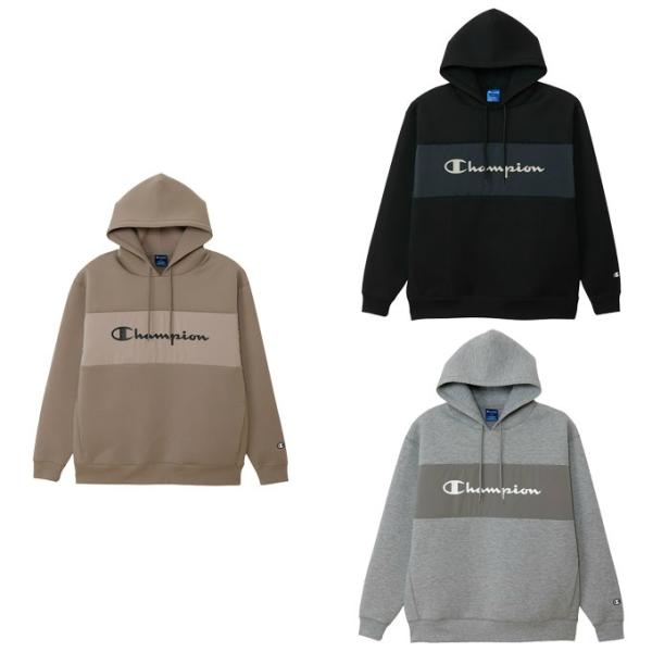 チャンピオン(Champion) スウェットパーカー メンズ WRAP-AIR フードスウェット C...