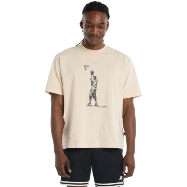 ニューバランス(new balance) バスケットボールウェア 半袖シャツ メンズ Hoopsグラ...